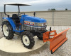Snow plow 140cm, hidraulic lifting, manual angle adjustment, for Japanese compact tractors, Komondor STLR-140 (6)
